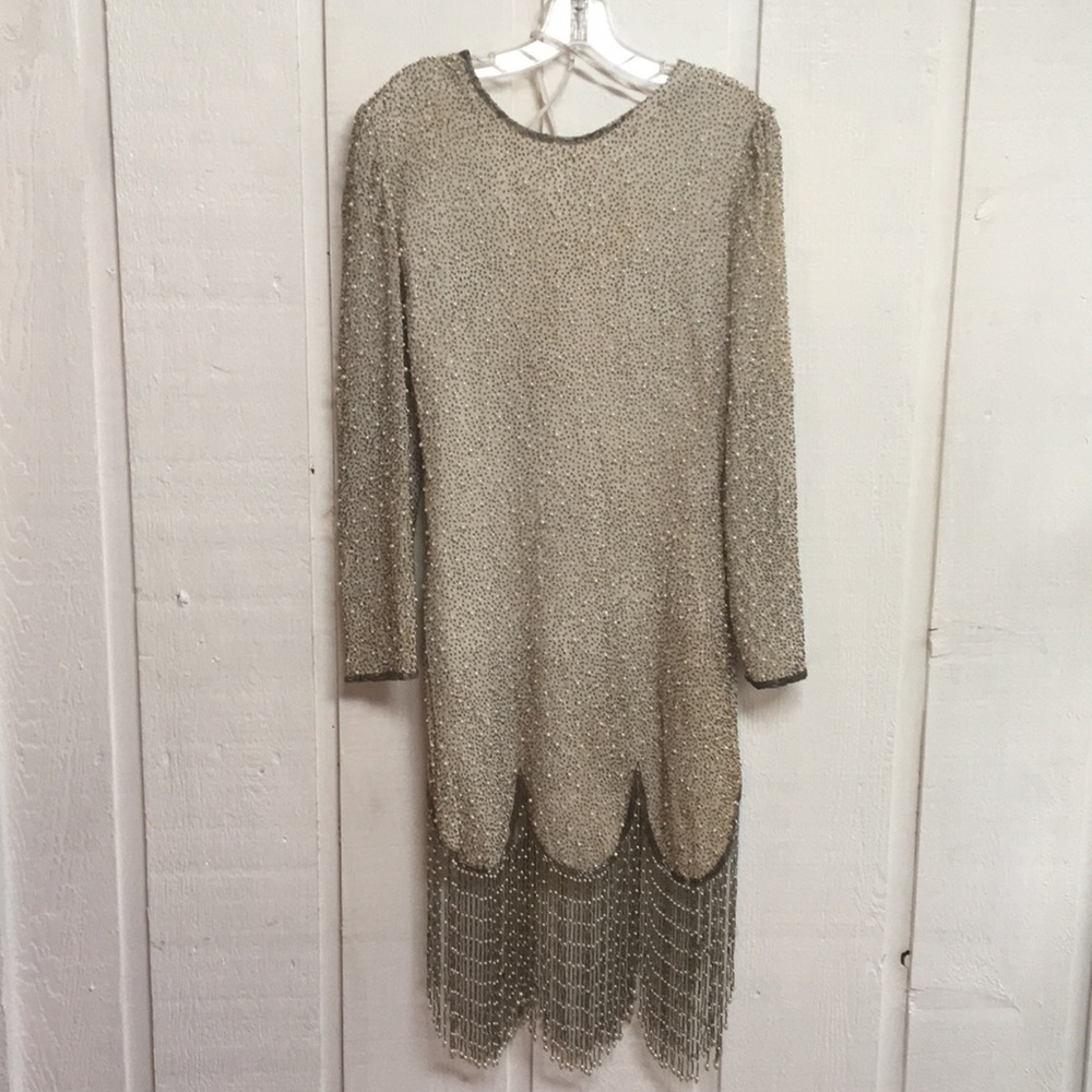 Formal Beaded Dress. Handmade in India!